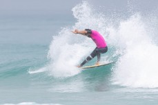 Jay Quinn, kneestrapped, during the 2026 New Zealand Surfing Championships held at Creeks, Makorori, Gisborne, New Zealand on January 11-17 2026.