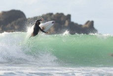 Jack Higgins at Tauranga Bay, Westport, West Coast, New Zealand.