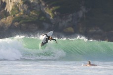 Reuben Morrison at Tauranga Bay, Westport, West Coast, New Zealand.