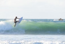 Keo Morrison at Tauranga Bay, Westport, West Coast, New Zealand.