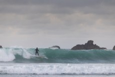 Nico Poblete at Tauranga Bay, Westport, West Coast, New Zealand.