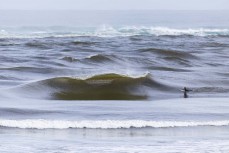 The lineup at the Westport Breakwater, Westport, West Coast, New Zealand.