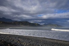  Lineup at a surf break near Kaikoura, New Zealand. Photo: Derek Morrison