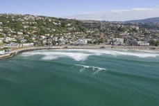 Out the back of the lineup at St Clair, Dunedin, New Zealand.