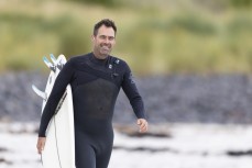 Architect Will Lewis at Blackhead, Dunedin, New Zealand.