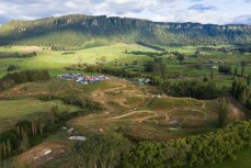 Dawn at The Bluffs on race day for Round 4 of the 2026 Yamaha New Zealand Motocross Championships held at Rotorua Motorcycle Club's Motocross Track, Horohoro Bluffs, Rotorua, New Zealand, February 28, 2026. Photo: MNZ/Derek Morrison