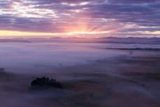 Dawn fog over Motofest Round 3 of the 2026 New Zealand Super Bike Championships held at Hampton Downs, Te Kauwhata, Waikato, New Zealand, March 7-8, 2026. Photo: MNZ/Derek Morrison