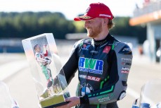 2026 Superbike Champion Rogan Chandler wins the Aaron Slight Championship Trophy at Motomania Round 4 of the 2026 New Zealand Super Bike Championships held at Taupo Motorsport Park, Taupo, Waikato, New Zealand, March 14-15, 2026. Photo: MNZ/Derek Morrison