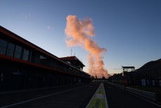 Geothermal steam erupts down pit lane at Motomania Round 4 of the 2026 New Zealand Super Bike Championships held at Taupo Motorsport Park, Taupo, Waikato, New Zealand, March 14-15, 2026. Photo: MNZ/Derek Morrison