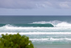 Lineup during a fun swell at Tomahawk Beach, Dunedin, New Zealand.Photo: Derek Morrison