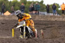 Hannah Perris rode four motos with a broken ankle at the 2026 New Zealand Junior Motocross Championships held at the Brookhaven Motocross Training Facility in Leeston, Canterbury, New Zealand, April 10-12, 2026. Photo: MNZ/Derek Morrison