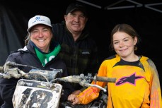 Hannah Perris rode four motos with a broken ankle at the 2026 New Zealand Junior Motocross Championships held at the Brookhaven Motocross Training Facility in Leeston, Canterbury, New Zealand, April 10-12, 2026. Photo: MNZ/Derek Morrison