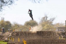 Maz Parkes at the 2026 New Zealand Junior Motocross Championships held at the Brookhaven Motocross Training Facility in Leeston, Canterbury, New Zealand, April 10-12, 2026. Photo: MNZ/Derek Morrison