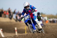 Carson Carroll at the 2026 New Zealand Junior Motocross Championships held at the Brookhaven Motocross Training Facility in Leeston, Canterbury, New Zealand, April 10-12, 2026. Photo: MNZ/Derek Morrison