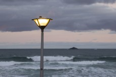 Dusk at St Clair, Dunedin, New Zealand.Photo: Derek Morrison