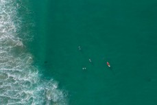 Surfers at St Clair, Dunedin, New Zealand.