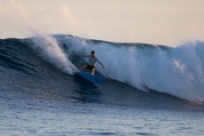 Paul Furniss on dusk in the Mentawai Islands, Sumatra, Indonesia.