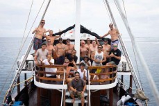 at the Mentawai Islands, Sumatra, Indonesia.