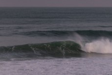 Wintry waves on dusk at St Clair, Dunedin, New Zealand.Photo: Derek Morrison