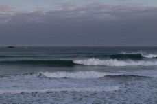 Wintry waves on dusk at St Clair, Dunedin, New Zealand.Photo: Derek Morrison