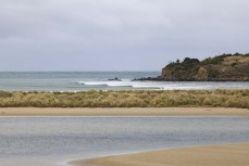 Lineup on the north coast, Dunedin, New Zealand.Photo: Derek Morrison