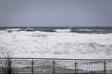 Winter storm lashes St Clair, Dunedin, New Zealand.Photo: Derek Morrison