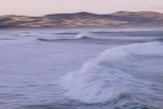 Waves breaking towards St Clair, Dunedin, New Zealand.Photo: Derek Morrison