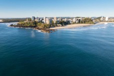 Snapper Rocks at Coolangatta on the Gold Coast, Queensland, Australia.