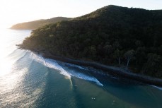 Lineup at a beach near Noosa on the Sunshine Coast, Queensland, Australia.