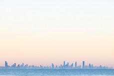 Skyline high-rises on the Gold Coast, Queensland, Australia.
