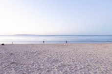 Soft evening light at a beach in Noosa on the Sunshine Coast, Queensland, Australia.