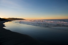 Dawn over St Clair Beach, Dunedin, New Zealand. 
