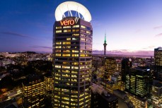 The Vero building in downtown Auckland CBD, New Zealand. 